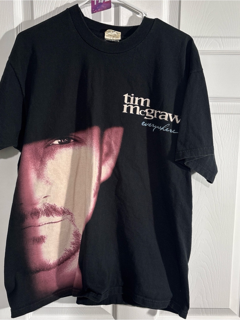 VTG 1997 Tim McGraw "Everywhere" T-Shirt XL Cronies Tag Double Stitch Country